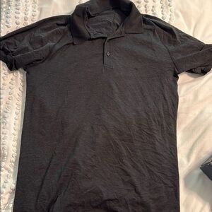Lulu lemon Men's Black Polo Shirt